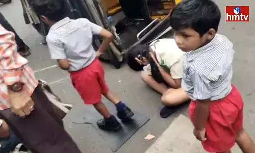 Road Accident at Visakha RTC Complex