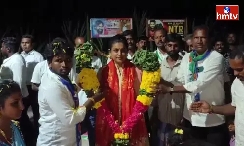 Minister Roja Visited Chittoor District