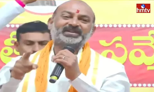 Bandi Sanjay Challenge To BRS And Congress