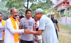 Bandi Sanjay Election Campaign in Karimnagar