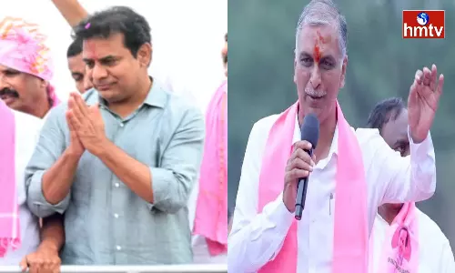 Election Campaign of KTR and Harish Rao in Telangana Election Campaign of KTR and Harish Rao in Telangana