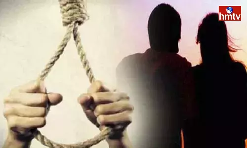 A Newly Married Couple Committed Suicide by Hanging Themselves  in the Field in Sathya Sai District