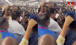 Minister KTR Traveled by Metro Train