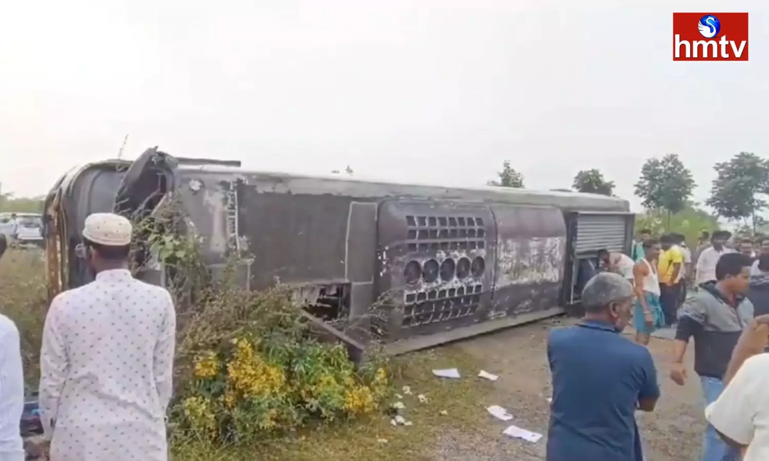 Bus Accident in Nalgonda