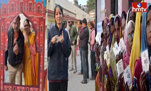 Polling For The Ongoing Rajasthan Assembly Elections