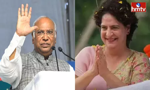 Mallikarjun Kharge and Priyanka Gandhi are Campaigning in Telangana Today