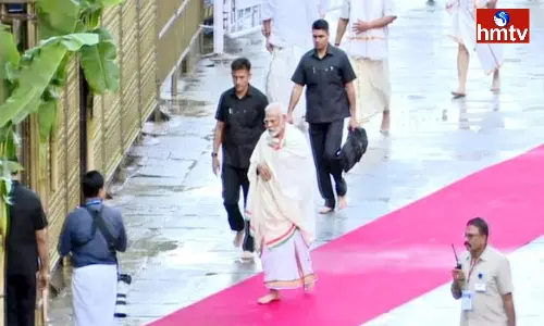 PM Modi Visits Tirumala PM Modi Visits Tirumala