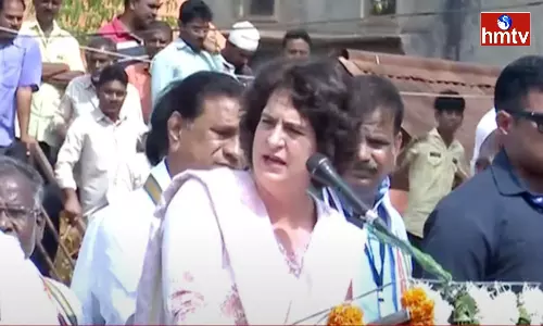 Priyanka Gandhi Fire On BRS Priyanka Gandhi Fire On BRS