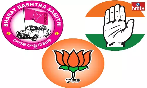 Campaigning For Telangana Polls Ends Campaigning For Telangana Polls Ends