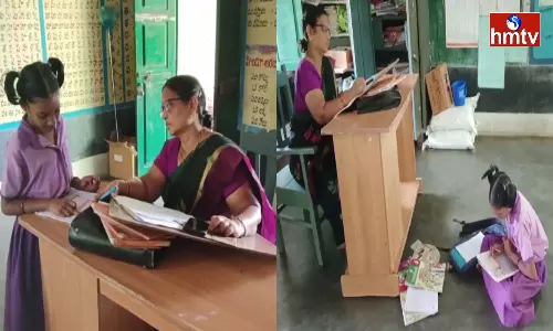 Teacher Teaching A Single Student In Vizianagaram District