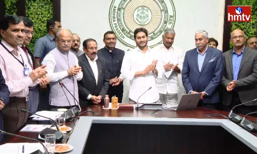 CM Jagan Foundation Laying of several power projects in AP