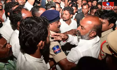 High Tension In Karimnagar District