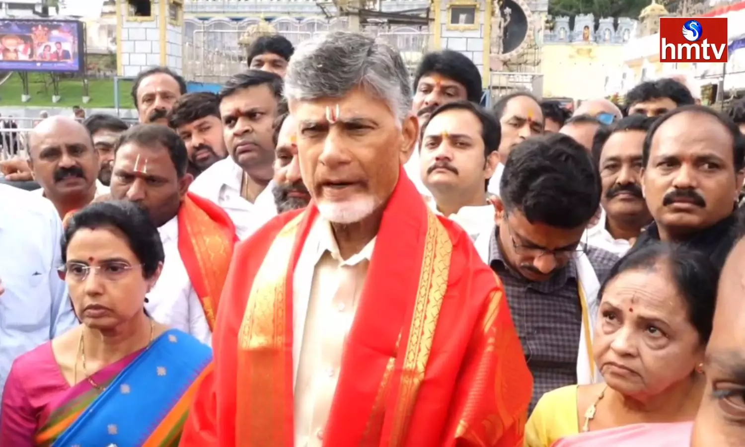 Chandrababu Naidu visit Tirumala Temple