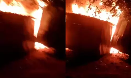 Fire Accident In Visakhapatnam Fishing Harbour