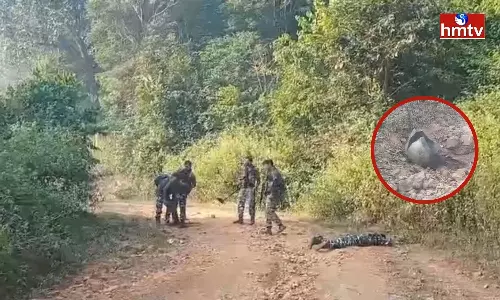 A Bomb Exploded In Dantewada District Of Chhattisgarh