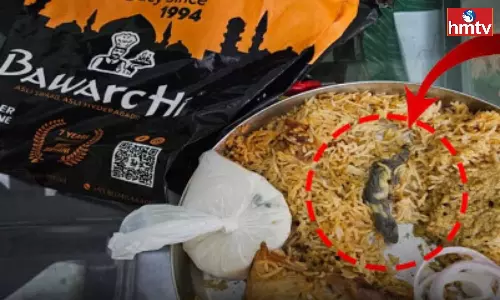 Lizard In Bawarchi Biryani Shocking Incident In Hyderabad