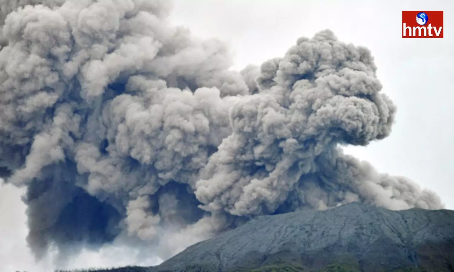 A Volcano Erupted Again In Indonesia