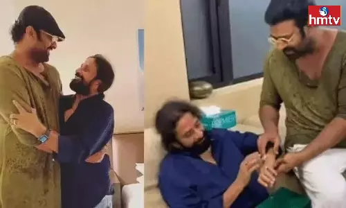 On the Occasion of Satyanand’s Birthday Prabhas Gave a Luxurious Gold Watch as a Gift