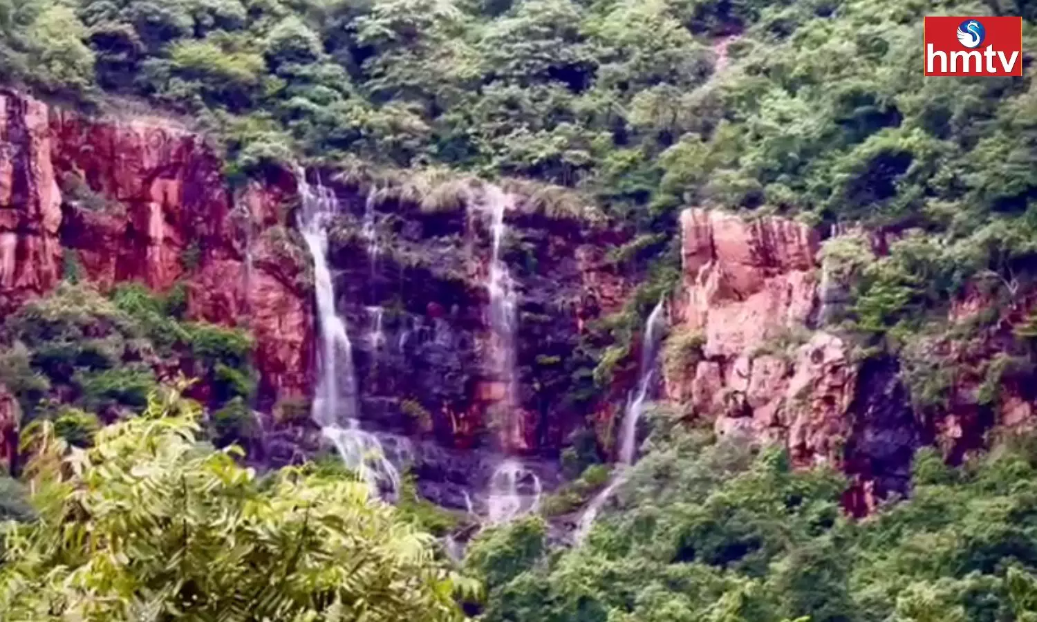Tirumala Water Falls Look Like Thirunamam
