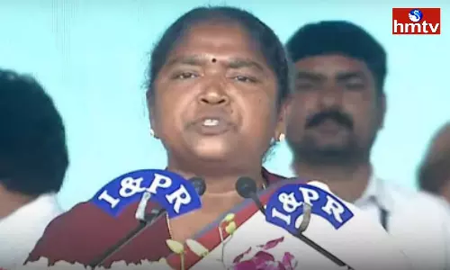 Seethakka Oath As A Telangana Minister