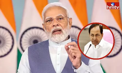 PM Modi Reacts on Former CM KCR Injury