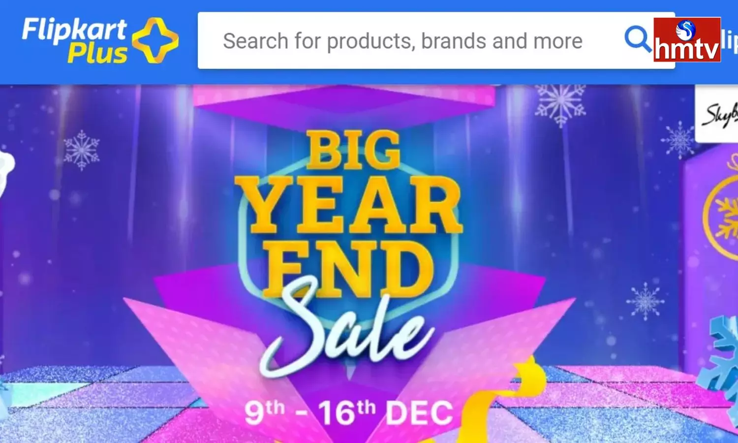 Flipkart Big year end sale discount on TV smartphone and more