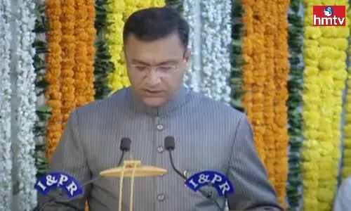 Akbaruddin Owaisi Takes Oath As Assembly Protem Speaker In Rajbhavan