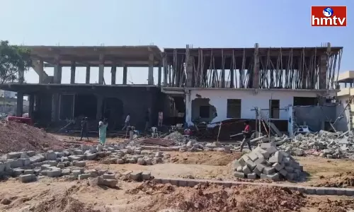 Tension In Naspur In Mancherial District