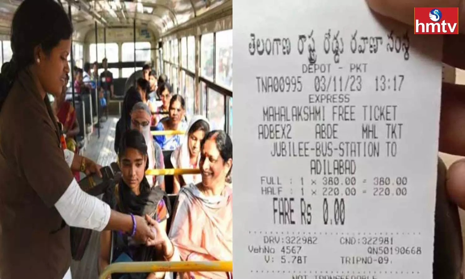 Zero Tickets will be Issued in TSRTC Buses From Today