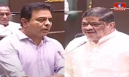 KTR VS Ponnam Prabhakar