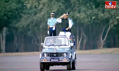 Defence Minister Rajnath Singh Participates In Combined Graduation Parade In Afa Dundigal