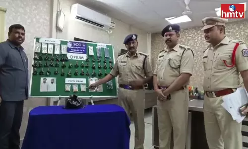 Rachakonda SOT Police Arrested Drug Gang In Hyderabad Rachakonda SOT Police Arrested Drug Gang In Hyderabad
