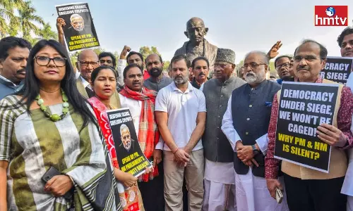 Opposition Members Protest At New Parliament Building
