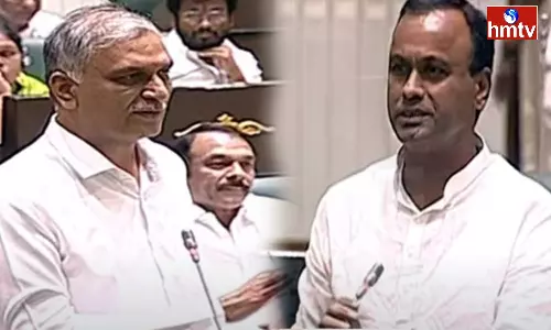 Rajagopal Reddy Counter To Harish Rao