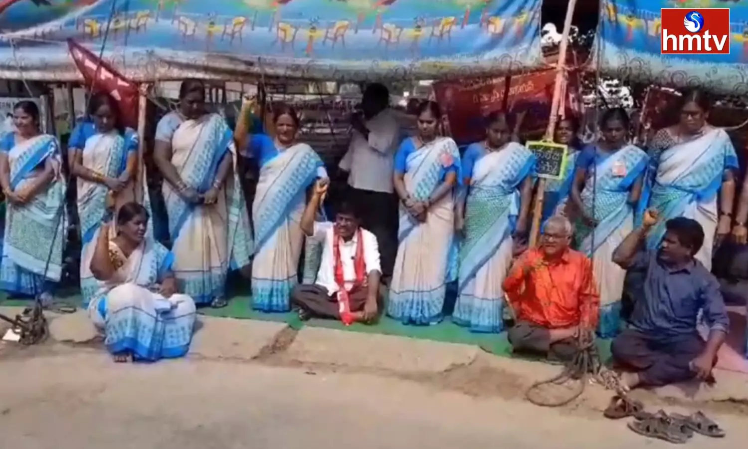 Anganwadi Strike Enters 9Th Day In AP