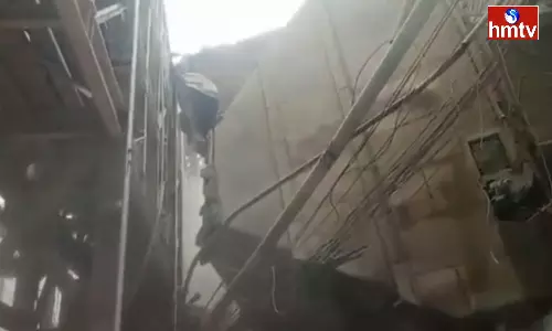 Collapsed Hoppers During Power Generation In Nellore