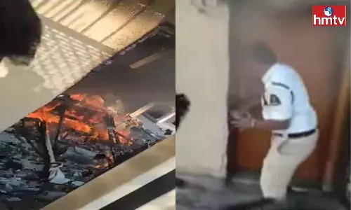 Fire Accident In Punjagutta Fire Accident In Punjagutta