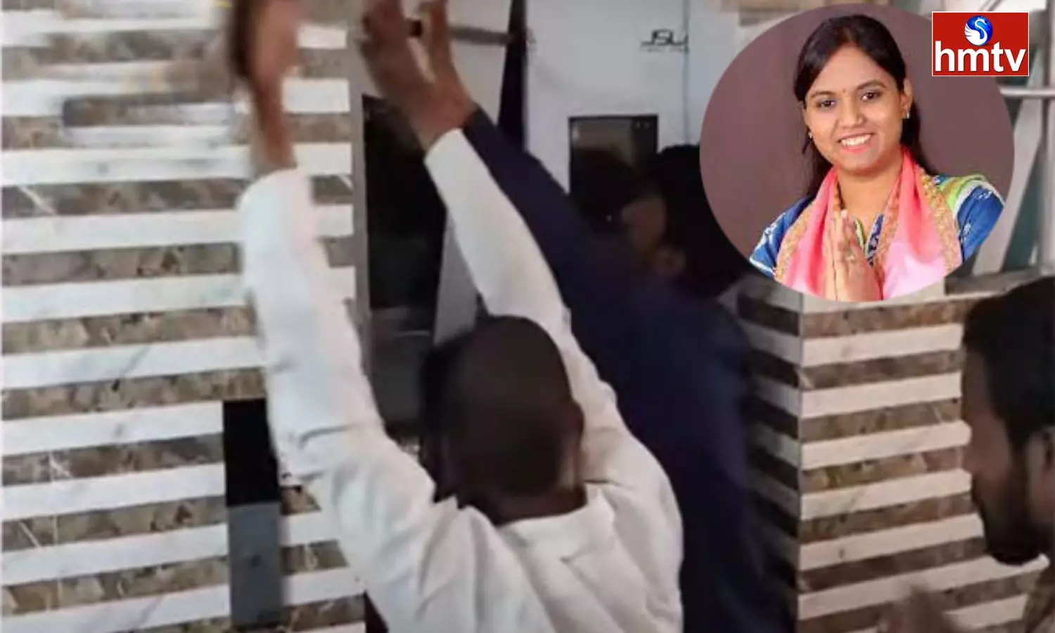 MLA Lasya Nanditha Stuck In The Lift