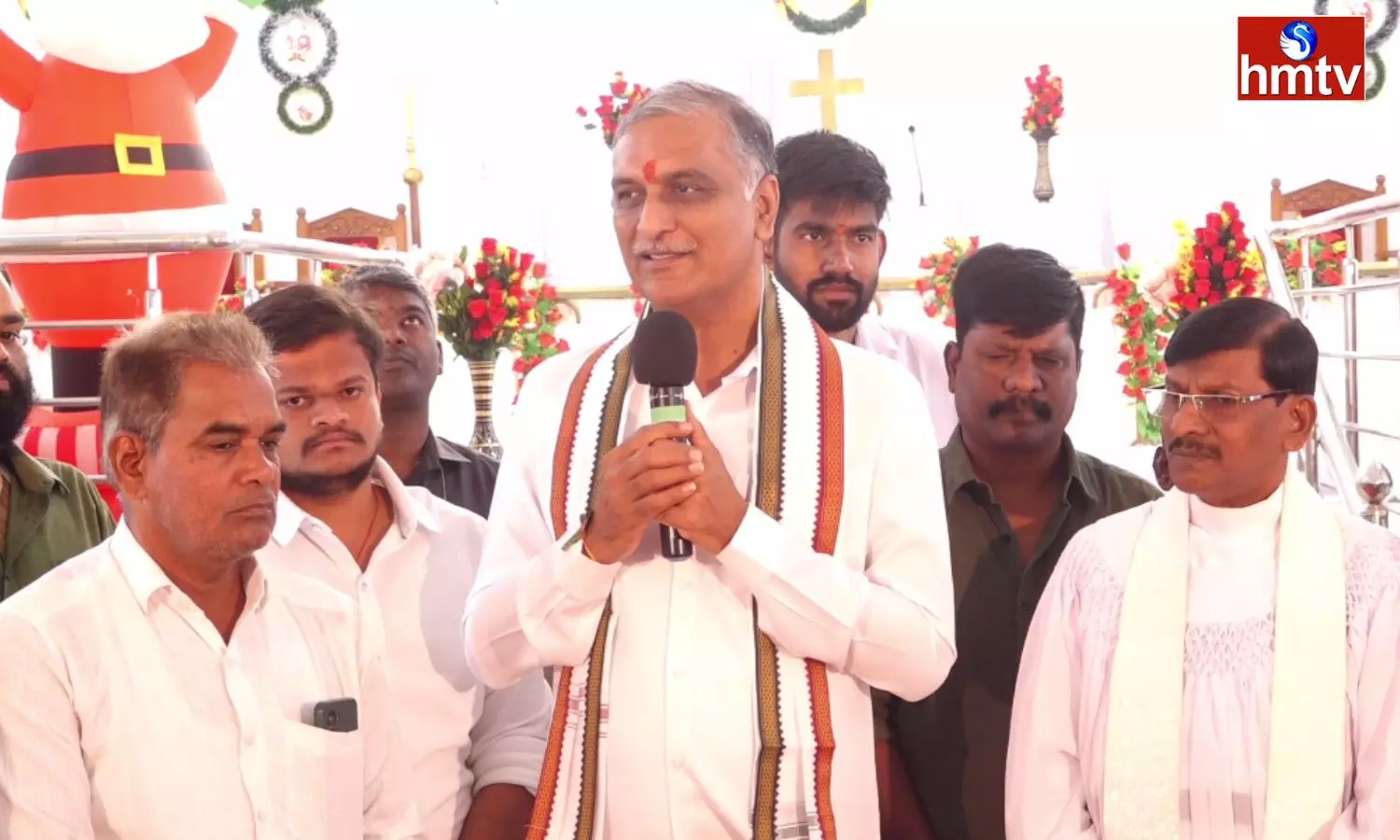 Harish Rao Participated in Christmas Celebrations in Siddipet