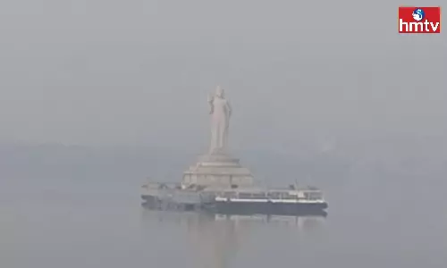 Hyderabad Cover Dense Fog Hyderabad Cover Dense Fog