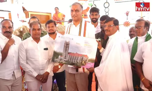 Harish Rao Wish Christmas To Christians