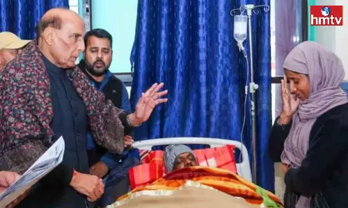 Defence Minister Rajnath Singh Meets Families Of Civilians Killed In Jammu And Kashmirs Poonch