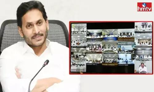 CM Jagan video Conference With District Collectors