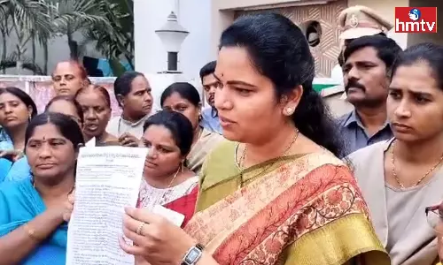 Anganwadi Agitation Continues In AP