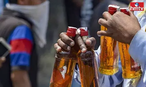 Telangana Heavy Liquor Sales During The New Year Telangana Heavy Liquor Sales During The New Year
