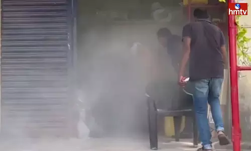 Accident At Surya Gas Safety Center In ACC Colony Mancherial District