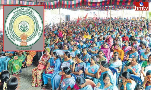 Anganwadi Workers Protest Continues across AP
