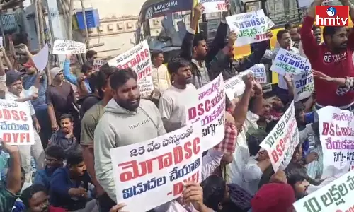 Tension In Front Of Minister Botsa Camp Office In Vijayawada