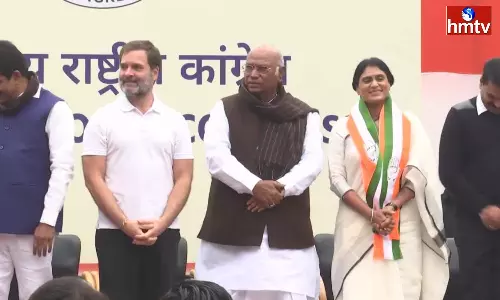 YS Sharmila joined Congress