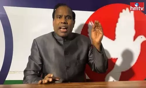 Ka Paul Meet Cec Rajiv Kumar In Vijayawada Ka Paul Meet Cec Rajiv Kumar In Vijayawada